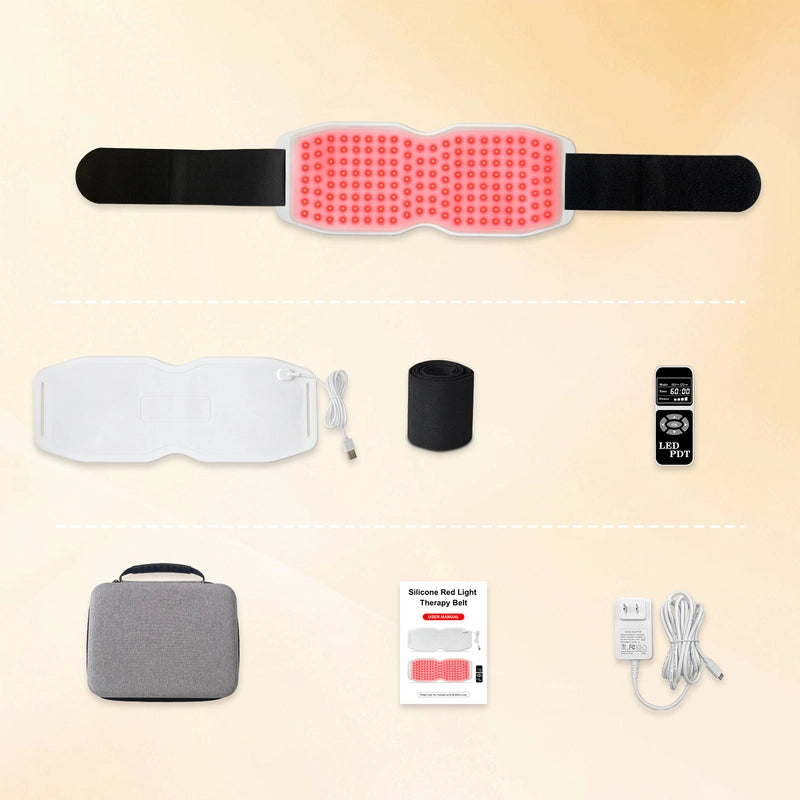 Red Laser Light Therapy Belt 660nm 850nm 940nm 3-in-1 LED Chips