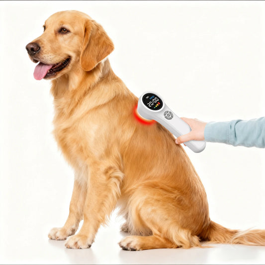 Toponechoice Cold Laser Therapy Device HHL02: 1760mW 980nm 808nm 650nm GaAlAs Class 3B Laser for Dogs, Horses, and People - Advanced Low-Level Laser (LLLT) for Pain Relief