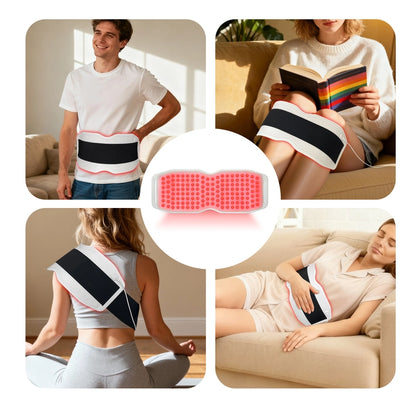 Red Laser Light Therapy Belt 660nm 850nm 940nm 3-in-1 LED Chips
