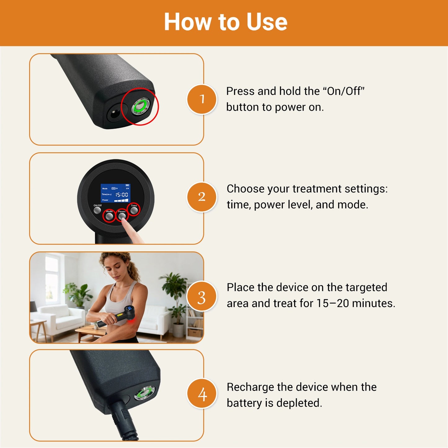 3-12W High Power Laser Device